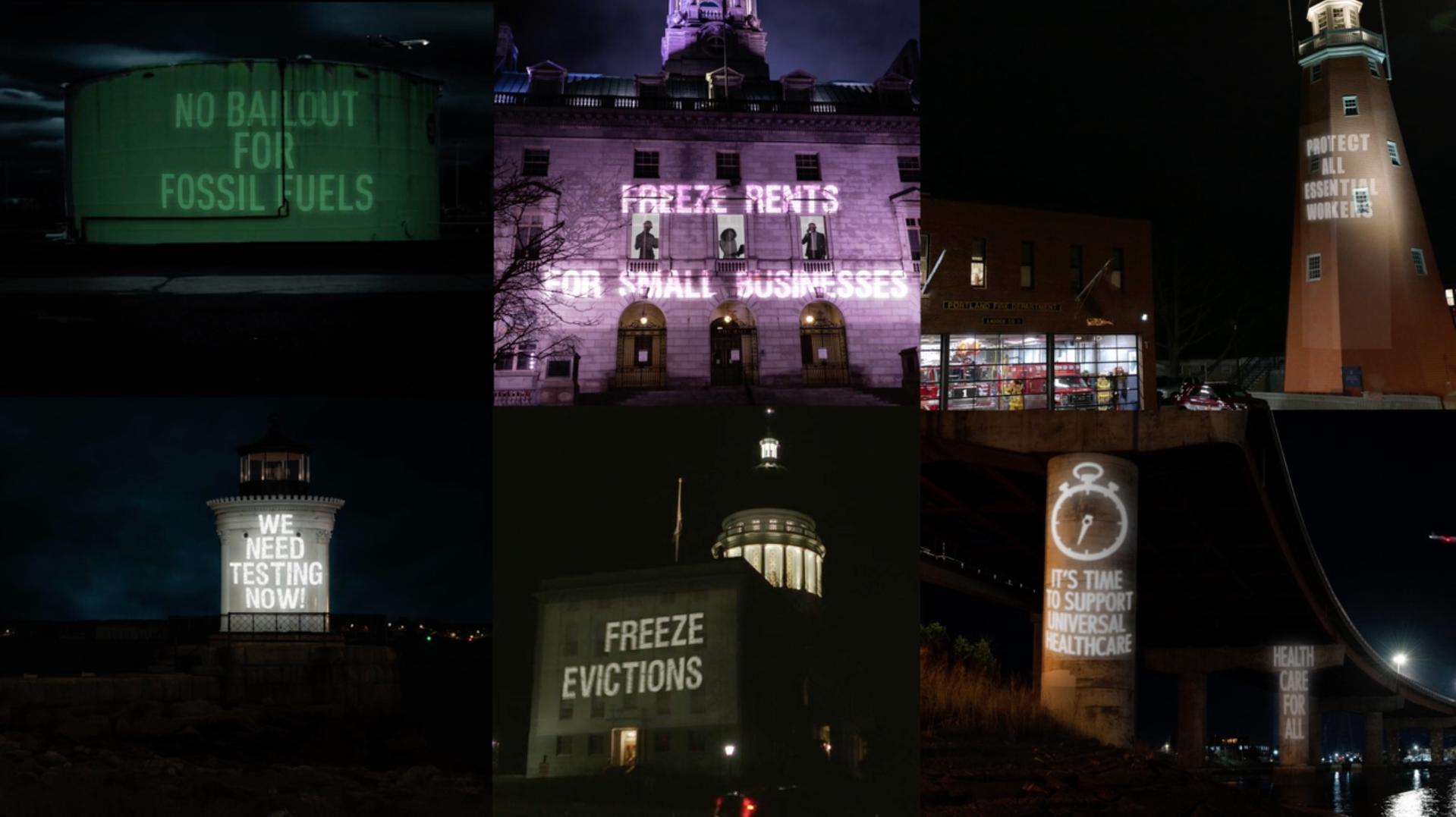 Pandemic projections compilation